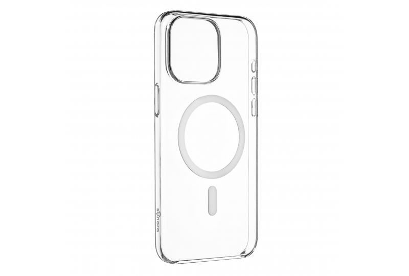 Чехол-накладка Synora Mag Clear Case для iPhone 14 Pro Max, полиуретан, прозрачный