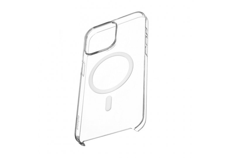 Чехол-накладка Asynora Mag Clear Case для iPhone 15 Pro, полиуретан, прозрачный