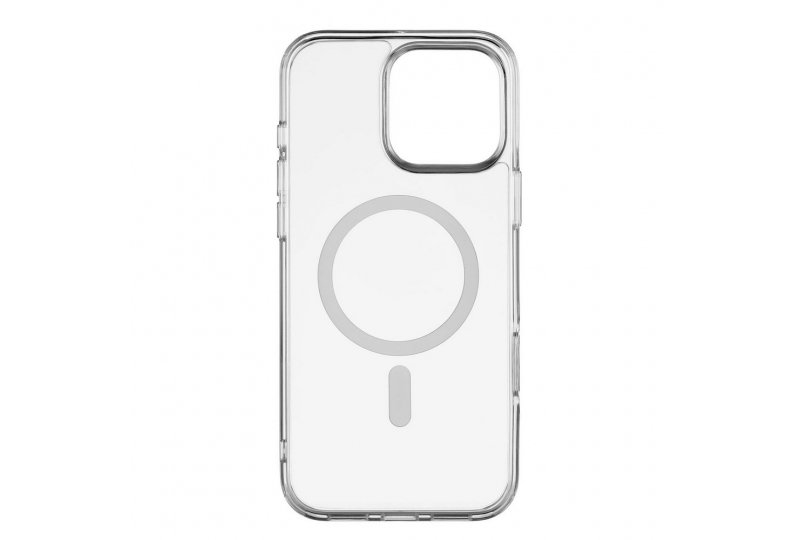 Чехол-накладка uBear Real Mag Case для iPhone 16 Pro Max, полиуретан, прозрачный