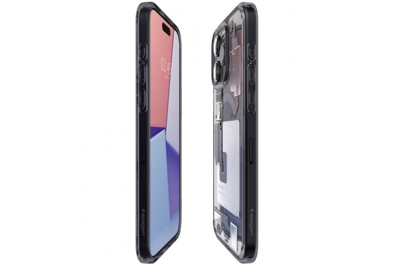 Чехол-накладка Spigen Ultra Hybrid Zero One (MagFit) для iPhone 15 Pro Max, поликарбонат, прозрачный/разноцветный