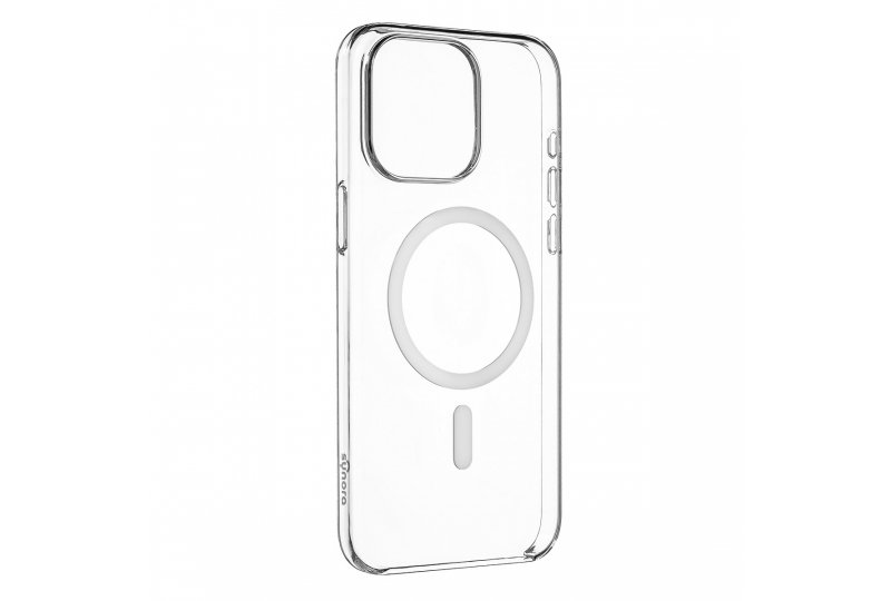 Чехол-накладка Synora Mag Clear Case для iPhone 14 Pro, полиуретан, прозрачный