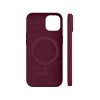 Чехол-накладка VLP Silicone case MagSafe для iPhone 14 Plus, силикон, марсала