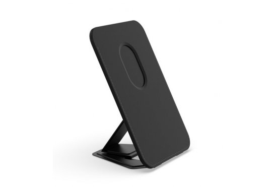 Чехол-бумажник Magssory MagSafe для iPhone, экокожа, черный