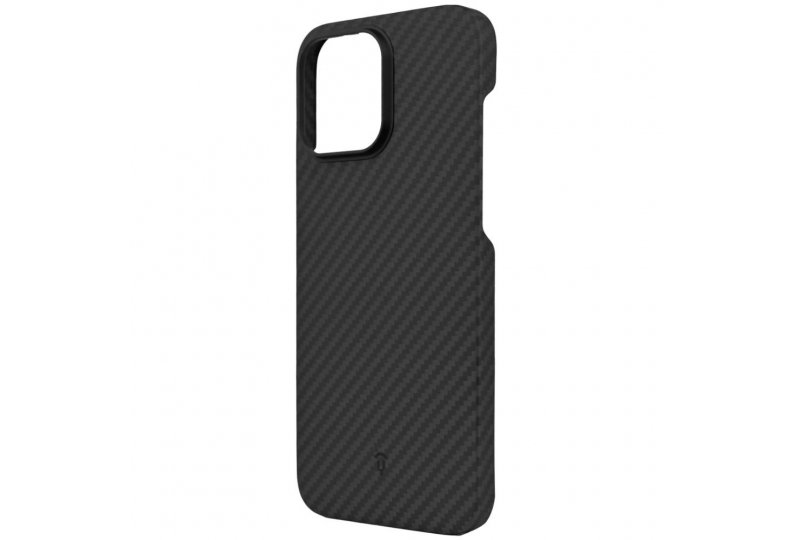 Чехол-накладка Asynora Magnetic aramid fiber для iPhone 16 Pro Max, кевлар, черный