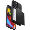 Чехол-накладка Spigen Slim Armor CS для iPhone 15 Pro Max, поликарбонат, черный