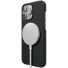 Чехол-накладка VLP Kevlar Case для iPhone 16 Pro, кевлар, черный