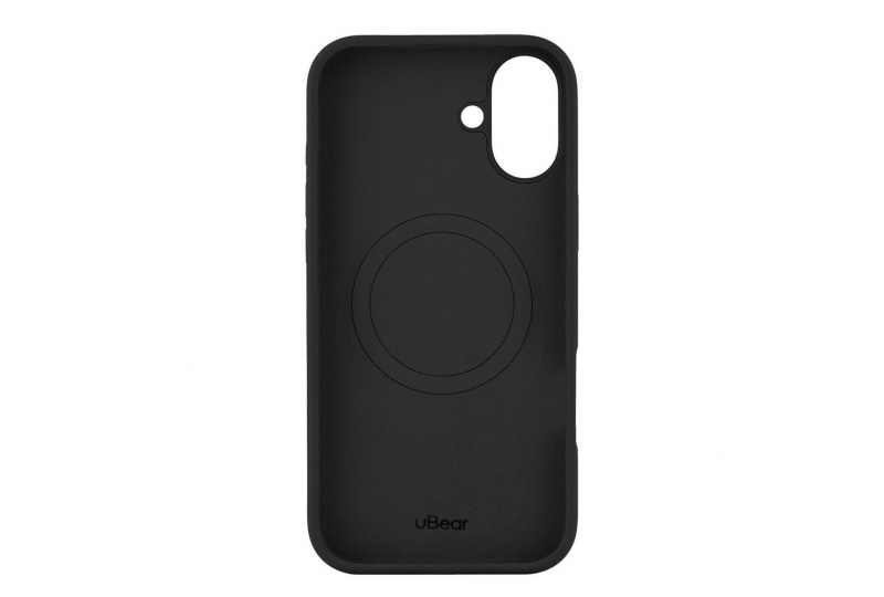 Чехол-накладка uBear Touch Mag Case для iPhone 16 Plus, силикон, черный
