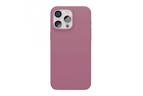 Чехол-накладка VLP Aster Case для iPhone 15 Pro, силикон, пудровый