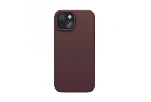 Чехол-накладка VLP Aster Case для iPhone 15, силикон, моккачино