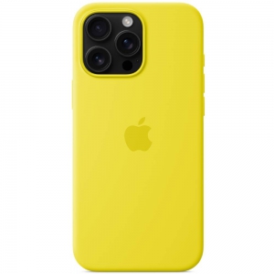Чехол-накладка Apple Silicone Case для iPhone 16 Pro Max, силикон, желтый