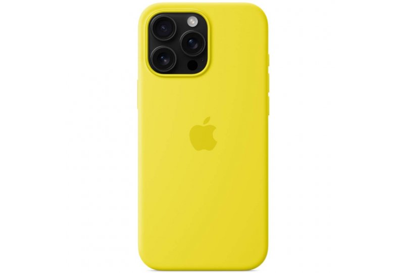 Чехол-накладка Apple Silicone Case для iPhone 16 Pro Max, силикон, желтый