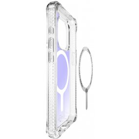 Чехол-накладка Itskins Hybrid R Iridescent MagSafe для iPhone 15 Pro Max, поликарбонат, прозрачный