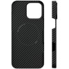 Чехол-накладка VLP Kevlar Case для iPhone 16 Pro, кевлар, черный