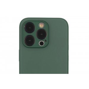 Чехол-накладка VLP Glaze Case для iPhone 15 Pro Max, полиуретан, темно-зеленый