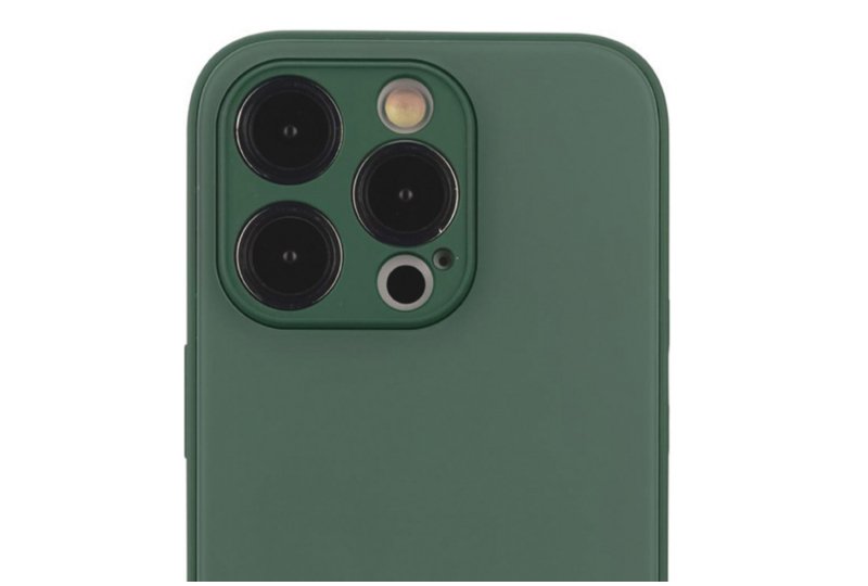 Чехол-накладка VLP Glaze Case для iPhone 15 Pro Max, полиуретан, темно-зеленый