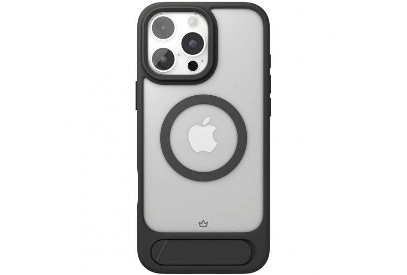 Чехол-накладка VLP Reels Case для iPhone 16 Pro, поликарбонат, черный