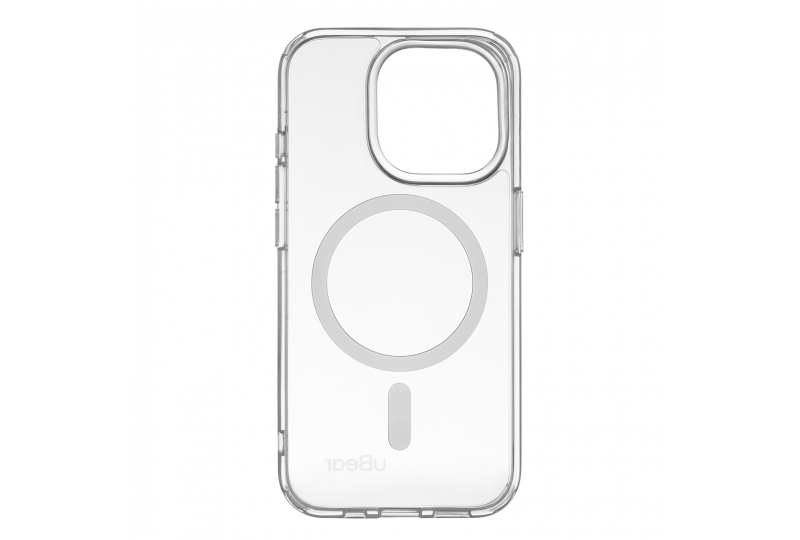 Чехол-накладка uBear Real Mag Case для iPhone 15 Pro, поликарбонат, прозрачный