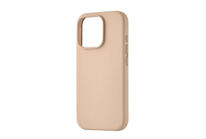 Чехол-накладка uBear Touch Mag Case для iPhone 16 Pro, силикон, латте