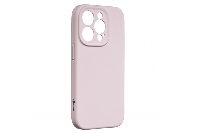Чехол-накладка Synora Silicon MagCase для iPhone 14 Pro, силикон, светло-розовый