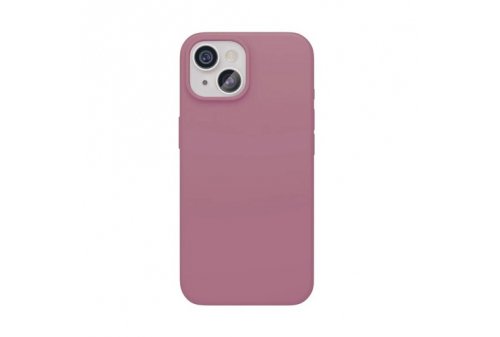 Чехол-накладка VLP Aster Case для iPhone 15, силикон, пудровый