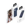 Чехол-накладка uBear Touch Mag Case для iPhone 16, силикон, темно-синий