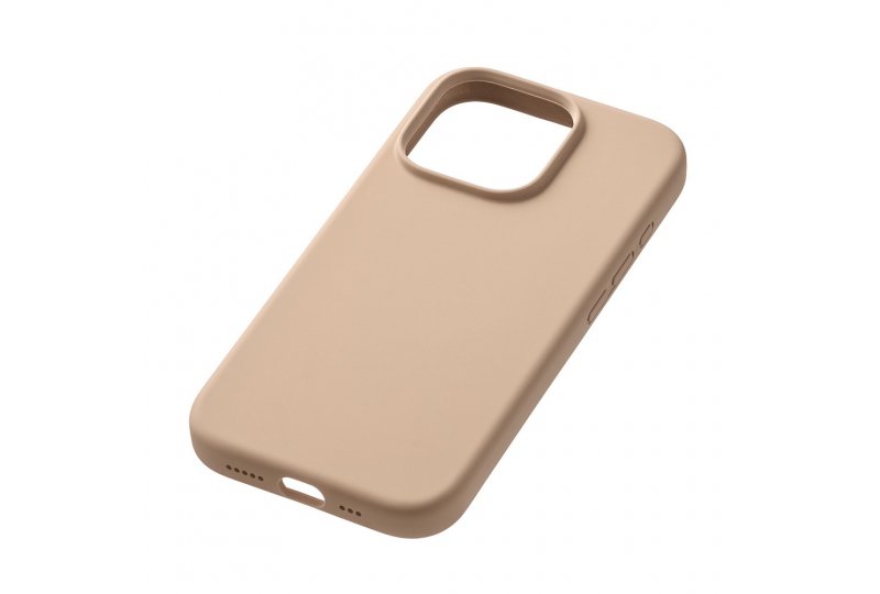 Чехол-накладка uBear Touch Mag Case для iPhone 16 Pro, силикон, латте