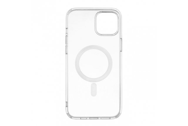 Чехол-накладка uBear Real Mag Case для iPhone 14, поликарбонат, прозрачный