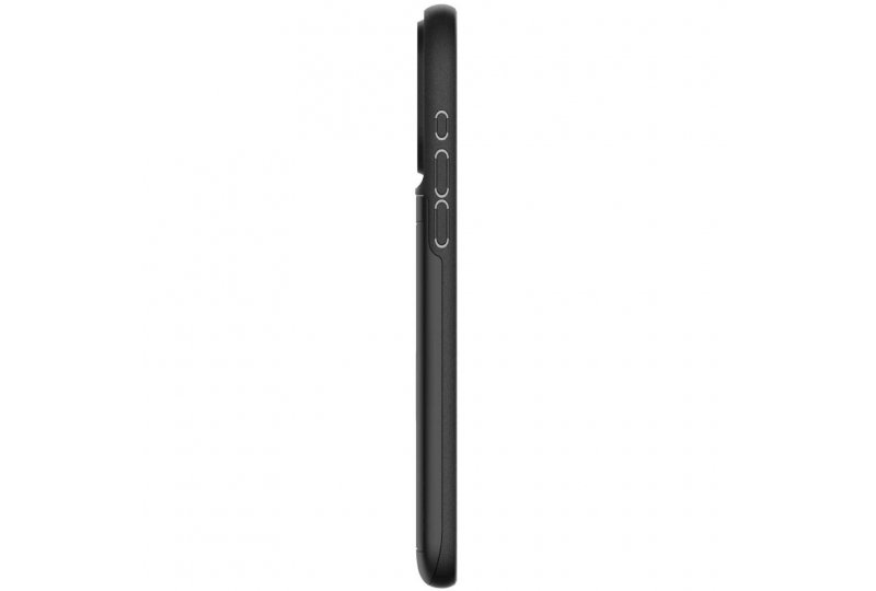 Чехол-накладка Spigen Slim Armor CS для iPhone 15 Pro Max, поликарбонат, черный