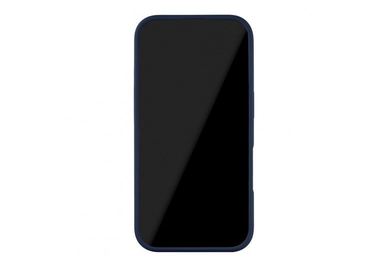 Чехол-накладка uBear Touch Mag Case для iPhone 16, силикон, темно-синий