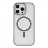 Чехол-накладка uBear Cloud Mag Case для iPhone 16 Pro Max, силикон, серый