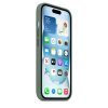 Чехол-накладка Apple MagSafe для iPhone 15, силикон, кипарис
