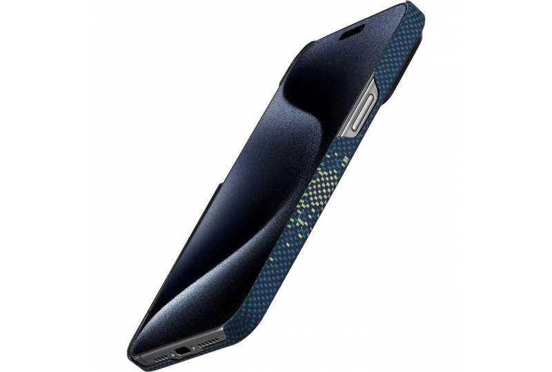 Чехол-накладка Pitaka StarPeak MagEZ 4 Milky Way Galaxy для iPhone 15 Pro Max, кевлар