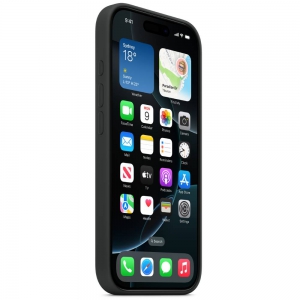 Чехол-накладка Apple Silicone Case для iPhone 16 Pro, силикон, черный