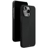 Чехол-накладка VLP Kevlar Case для iPhone 16 Pro, кевлар, черный