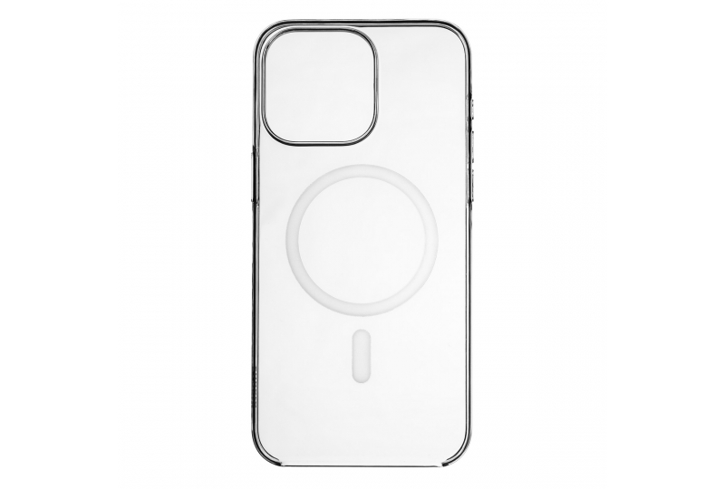 Чехол-накладка Synora Mag Clear Case для iPhone 15, полиуретан, прозрачный
