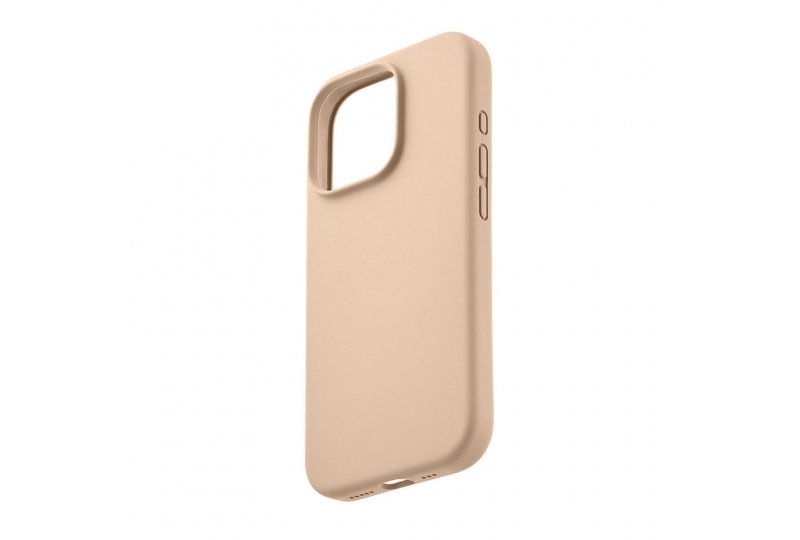 Чехол-накладка uBear Touch Mag Case для iPhone 16 Pro, силикон, латте