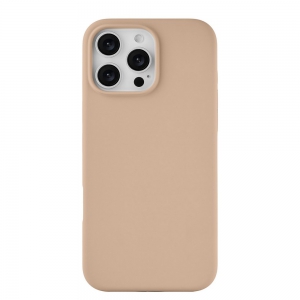 Чехол-накладка uBear Touch Mag Case для iPhone 16 Pro Max, силикон, латте