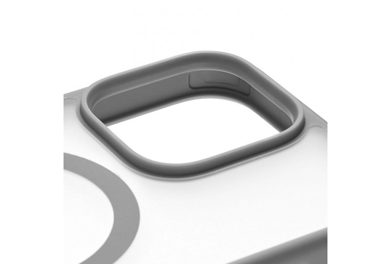 Чехол-накладка uBear Cloud Mag Case для iPhone 16 Pro Max, силикон, серый