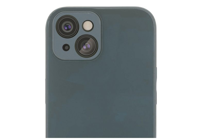 Чехол-накладка VLP Glaze Case для iPhone 15, полиуретан, синий