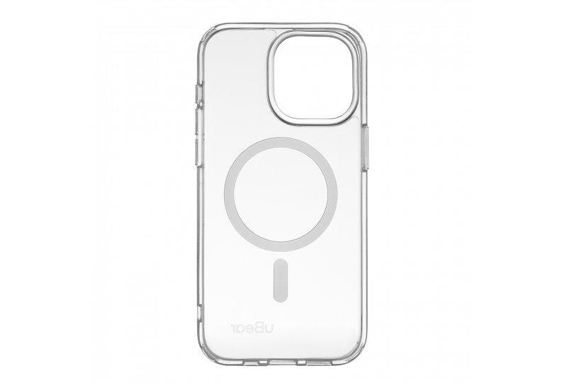 Чехол-накладка uBear Real Mag Case для iPhone 15 Pro Max, поликарбонат, прозрачный