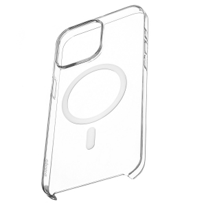 Чехол-накладка Synora Mag Clear Case для iPhone 15, полиуретан, прозрачный