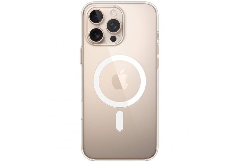 Чехол-накладка Apple Clear Case для iPhone 16 Pro Max, полиуретан, прозрачный