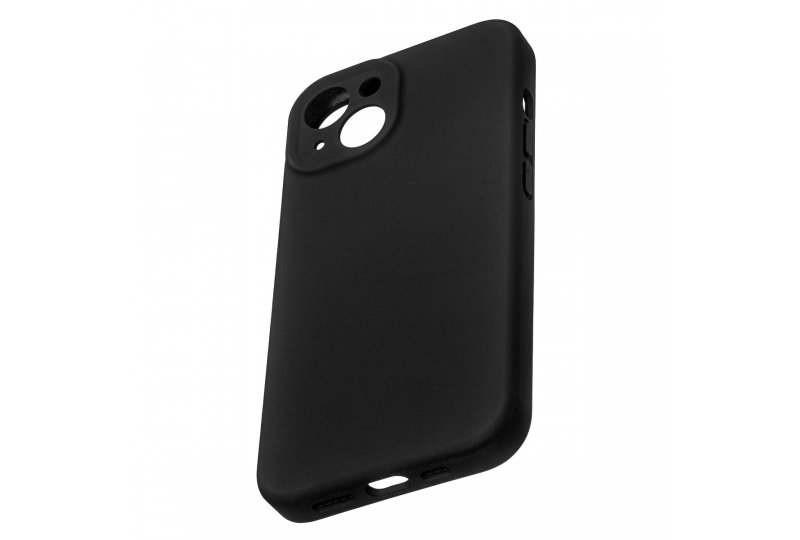 Чехол-накладка Synora Silicon MagCase для iPhone 14, силикон, черный
