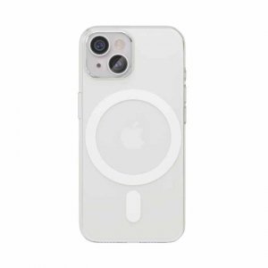Чехол-накладка VLP Diamond Case для iPhone 15, полиуретан/закаленое стекло, прозрачный