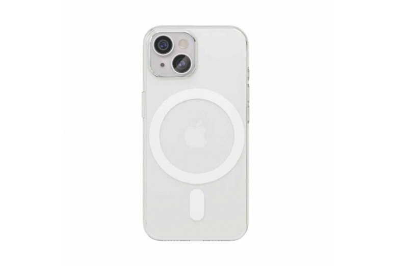 Чехол-накладка VLP Diamond Case для iPhone 15, полиуретан/закаленое стекло, прозрачный