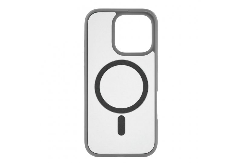 Чехол-накладка uBear Cloud Mag Case для iPhone 16 Pro, силикон, серый