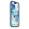 Чехол-накладка Apple MagSafe для iPhone 15, силикон, зимний синий