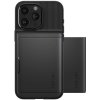 Чехол-накладка Spigen Slim Armor CS для iPhone 15 Pro Max, поликарбонат, черный