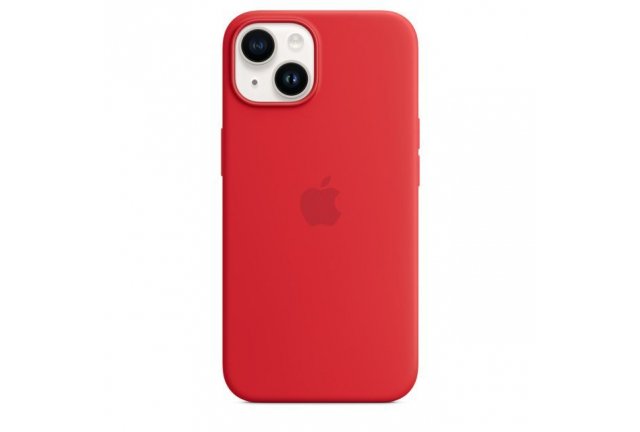 Чехол-накладка Apple MagSafe для iPhone 14, силикон, (PRODUCT)RED