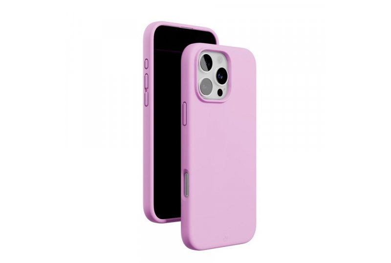 Чехол-накладка VLP Aster Case для iPhone 16 Pro, силикон, розовый
